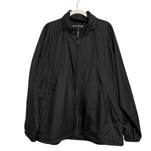 Scottevest Mens Pack Windbreaker XXL Black 19 Pockets Travel Outdoor Gorpcore
